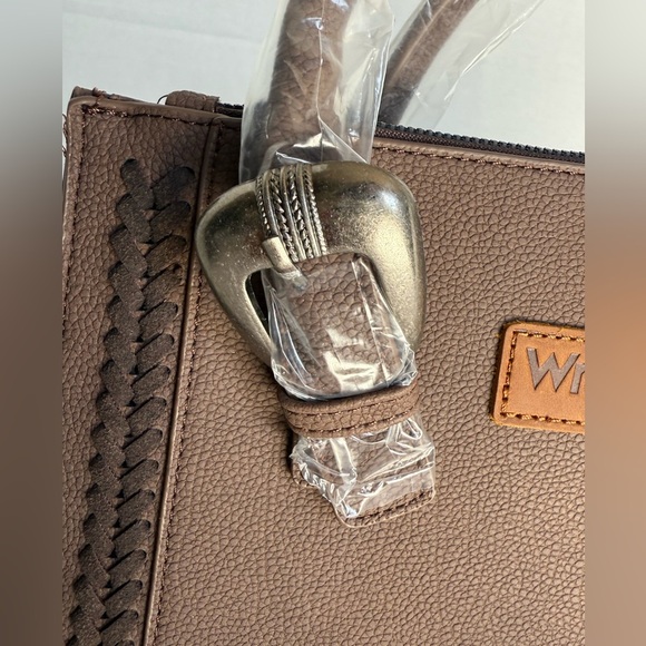 Wrangler Tote Bag for Women Western Cowhide Purse and Wallet Set - Picture 3 of 11